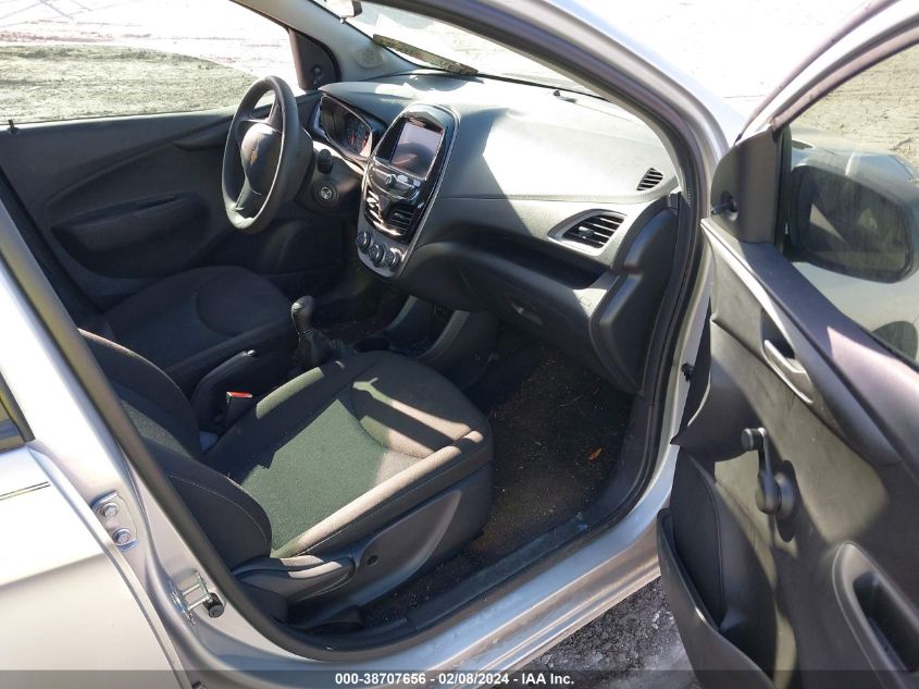 2022 Chevrolet Spark Fwd Ls Manual VIN: KL8CA6SA0NC019102 Lot: 38707656