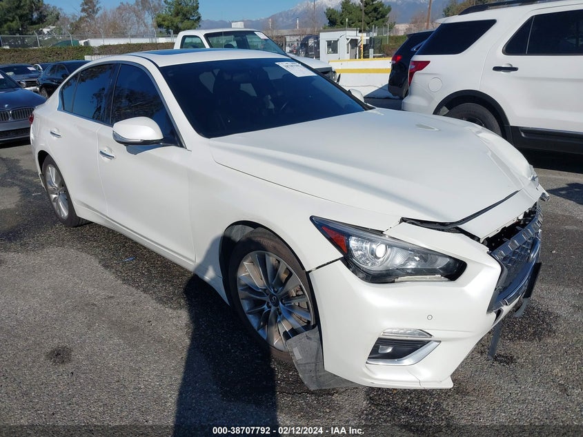 VIN JN1EV7BP7MM700089 2021 INFINITI Q50 LUXE