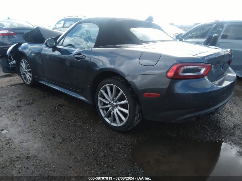 2017 Fiat 124 Spider Lusso VIN: JC1NFAEK3H0112496 Lot: 38707819