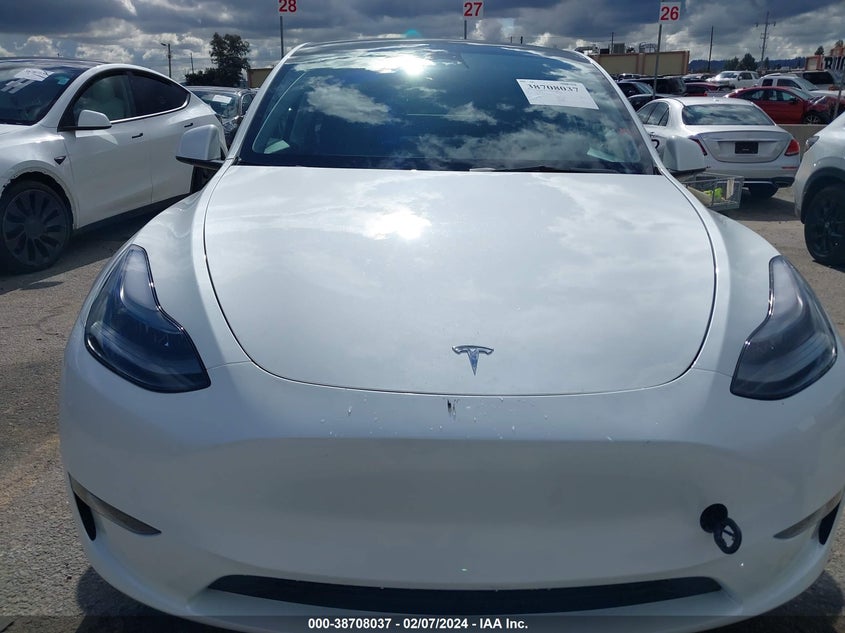 VIN 7SAYGAEE7PF713551 2023 TESLA MODEL Y AWD/LONG RANGE DUAL MOTOR ALL-WHEEL DRIVE