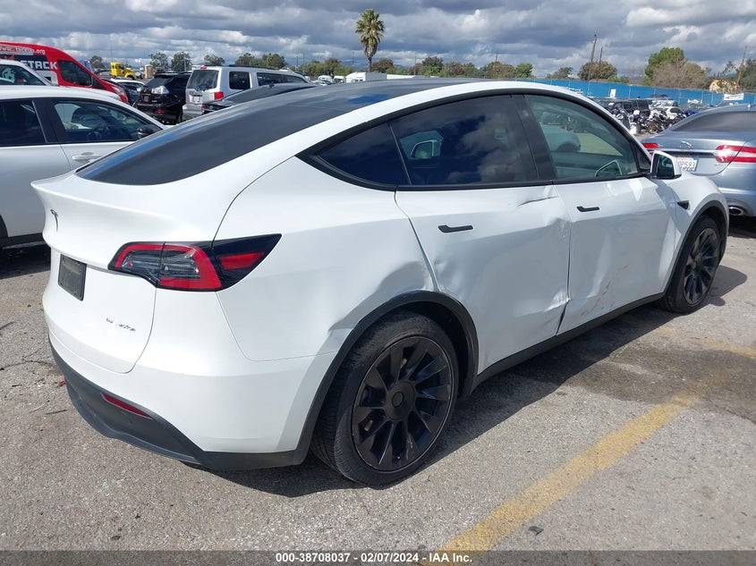 VIN 7SAYGAEE7PF713551 2023 TESLA MODEL Y AWD/LONG RANGE DUAL MOTOR ALL-WHEEL DRIVE