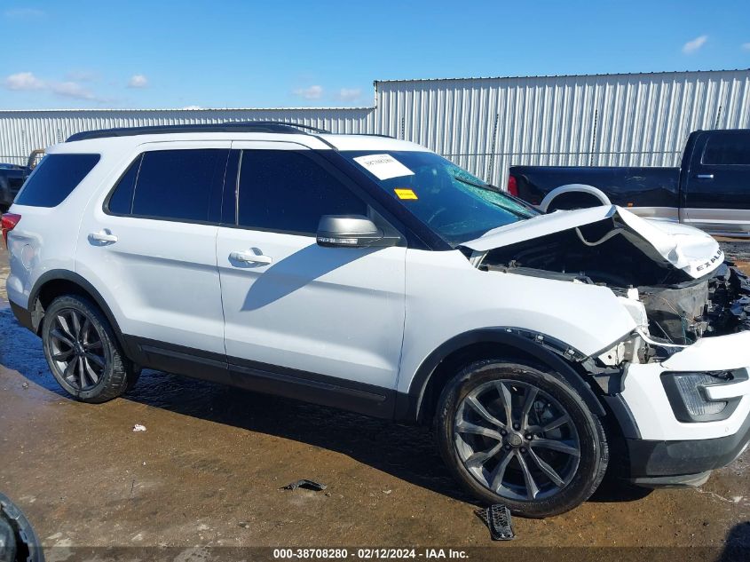 2017 Ford Explorer Xlt VIN: 1FM5K7D82HGD03031 Lot: 38708280