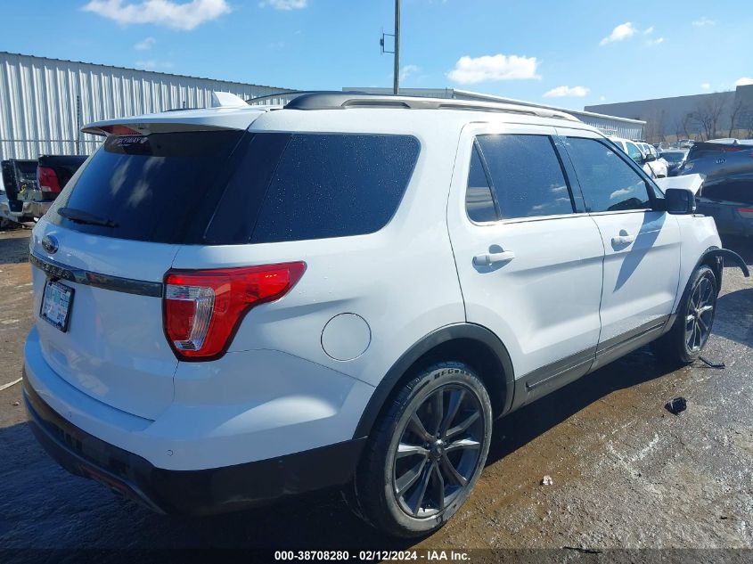 2017 Ford Explorer Xlt VIN: 1FM5K7D82HGD03031 Lot: 38708280