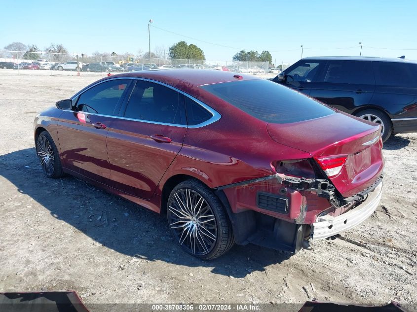 2015 Chrysler 200 Limited VIN: 1C3CCCAB8FN551945 Lot: 38708306