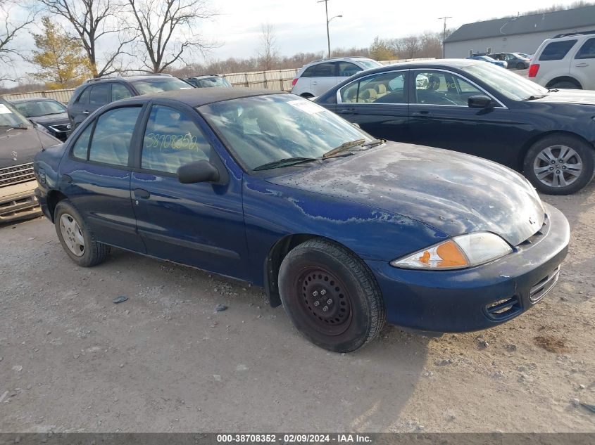 2002 Chevrolet Cavalier VIN: 1G1JC524527308972 Lot: 38708352