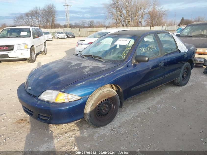 2002 Chevrolet Cavalier VIN: 1G1JC524527308972 Lot: 38708352