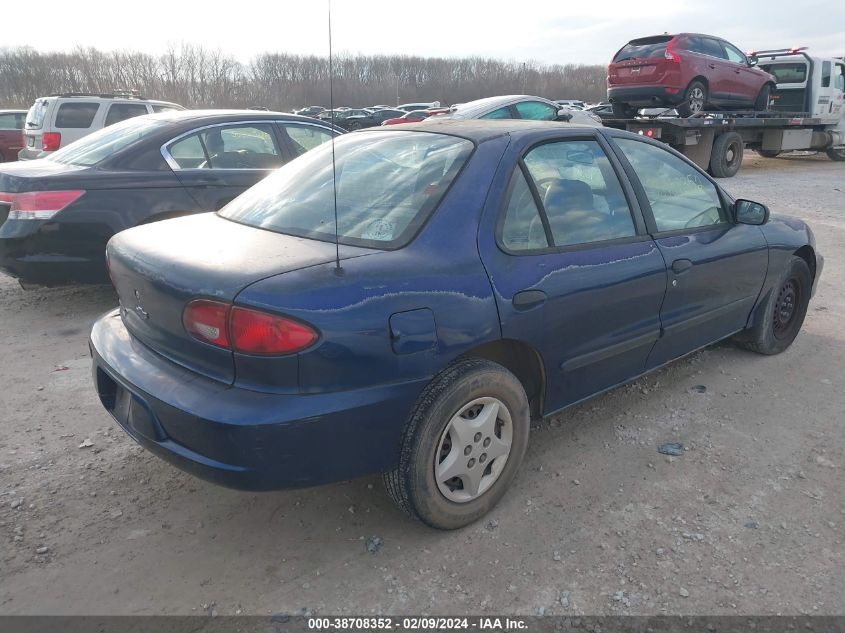 2002 Chevrolet Cavalier VIN: 1G1JC524527308972 Lot: 38708352