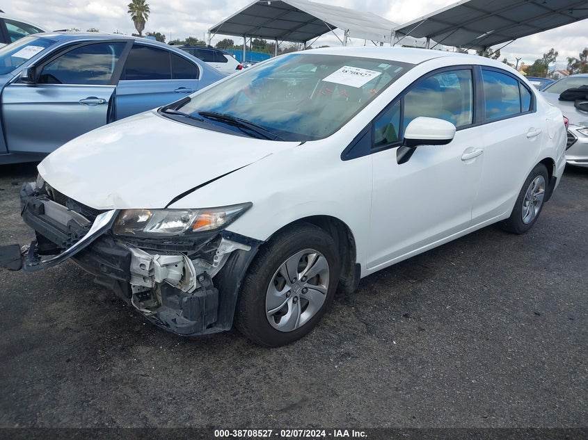 2014 HONDA CIVIC LX - 19XFB2F56EE208322