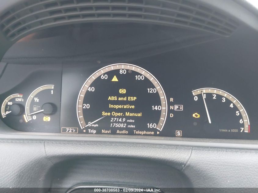 2008 Mercedes-Benz Cl 550 VIN: WDDEJ71X88A013520 Lot: 38708583