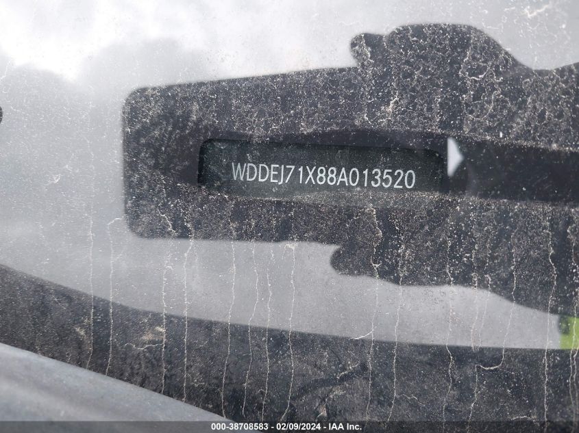 2008 Mercedes-Benz Cl 550 VIN: WDDEJ71X88A013520 Lot: 38708583