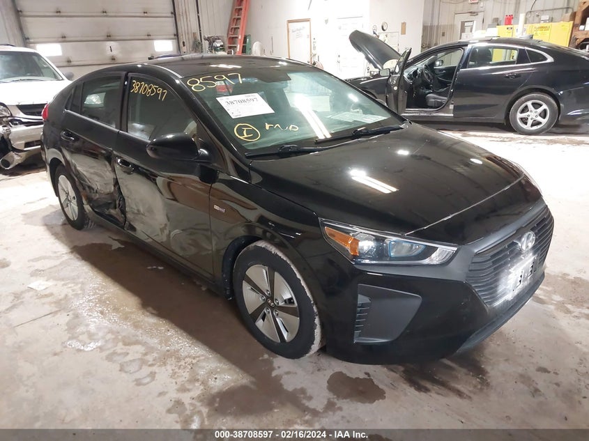 2019 Hyundai Ioniq Hybrid Blue VIN: KMHC65LC0KU176312 Lot: 38708597
