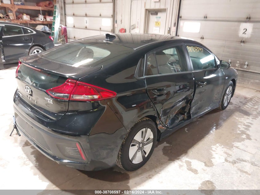 2019 Hyundai Ioniq Hybrid Blue VIN: KMHC65LC0KU176312 Lot: 38708597