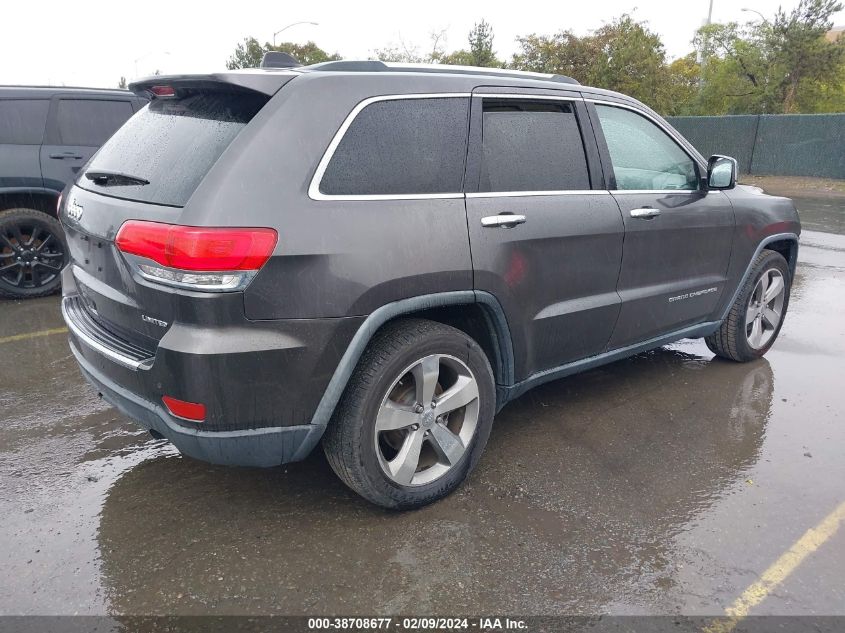 2014 Jeep Grand Cherokee Limited VIN: 1C4RJEBT7EC187610 Lot: 38708677