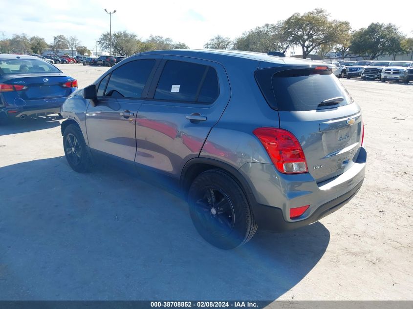 2020 Chevrolet Trax Fwd Ls VIN: 3GNCJKSB7LL144101 Lot: 38708852