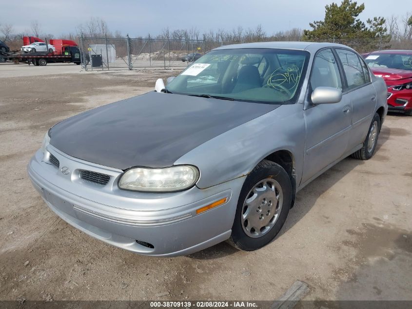 1999 Oldsmobile Cutlass Gl VIN: 1G3NB52M4X6337663 Lot: 38709139