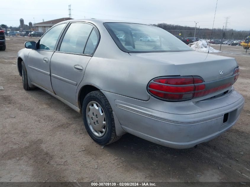 1999 Oldsmobile Cutlass Gl VIN: 1G3NB52M4X6337663 Lot: 38709139