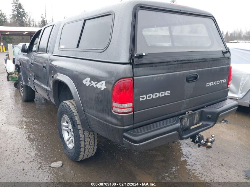 1D7HG38N63S174881 2003 Dodge Dakota Sport/Sxt