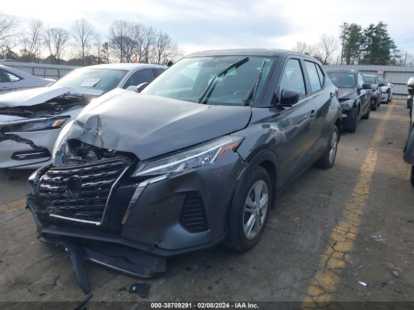 2022 NISSAN KICKS S XTRONIC CVT - 3N1CP5BV0NL480360