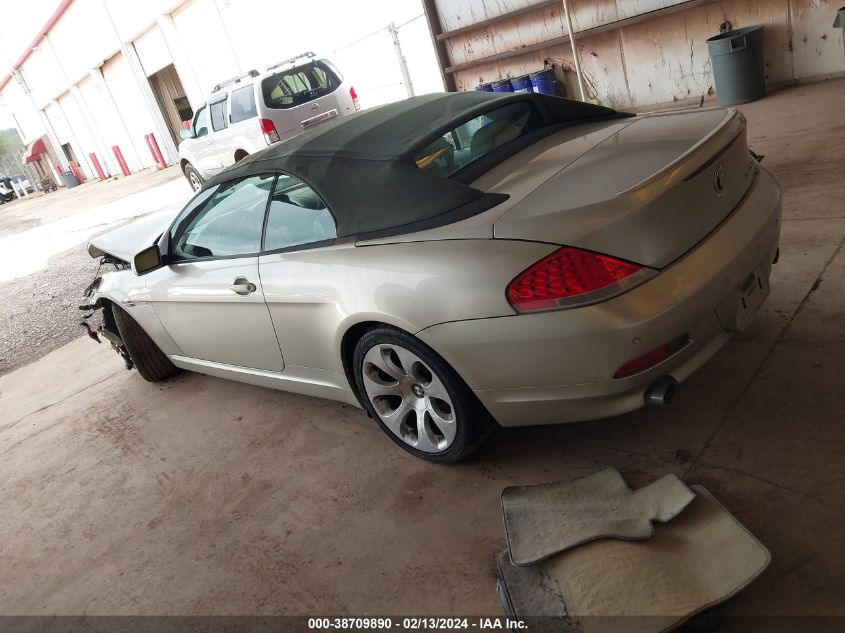 WBAEK73475B328130 2005 BMW 645Ci