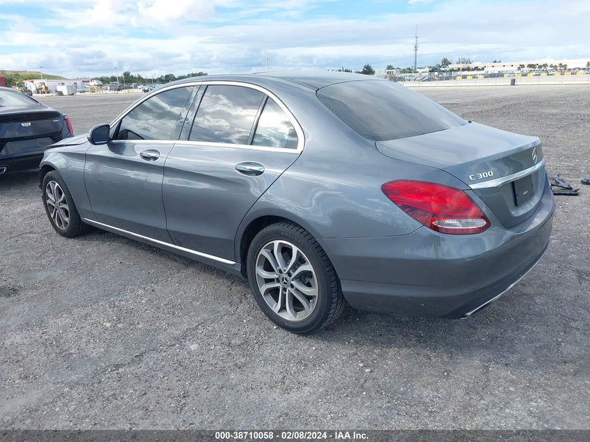 VIN 55SWF4KBXHU220255 2017 MERCEDES-BENZ C 300 4MATIC/LUXURY 4MATIC/SPORT 4MATIC