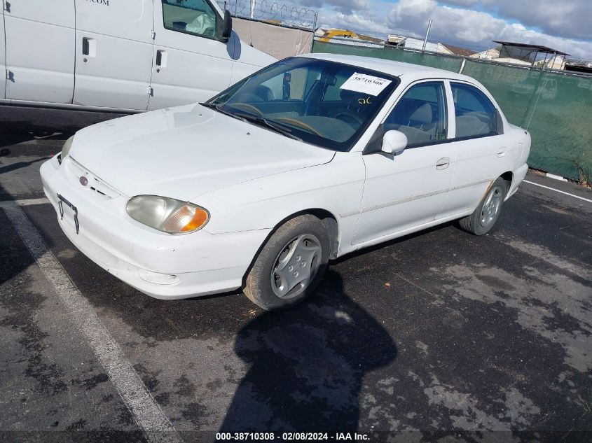 2000 Kia Sephia Ls/Ls W/Power Pkg VIN: KNAFB1216Y5826606 Lot: 38710308