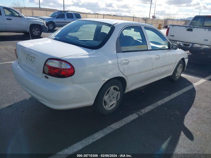 2000 Kia Sephia Ls/Ls W/Power Pkg VIN: KNAFB1216Y5826606 Lot: 38710308