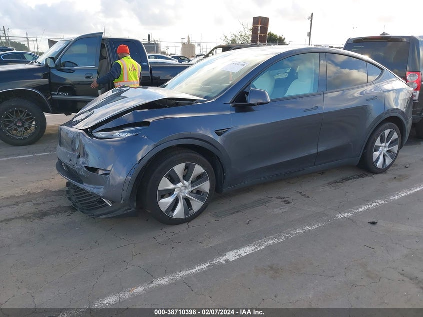 VIN 5YJYGDEE1MF212391 2021 TESLA MODEL Y LONG RANGE DUAL MOTOR ALL-WHEEL DRIVE
