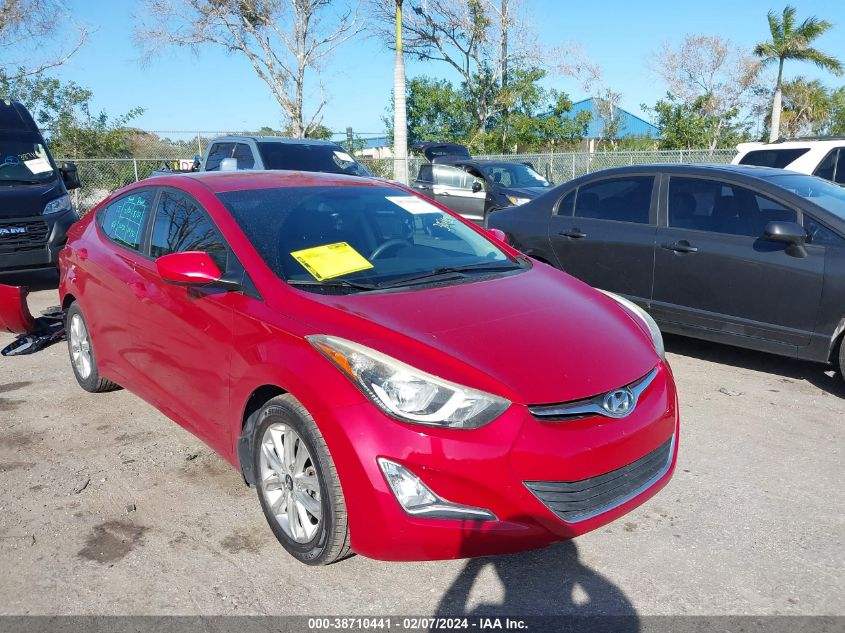 2016 HYUNDAI ELANTRA SE - KMHDH4AE2GU601260