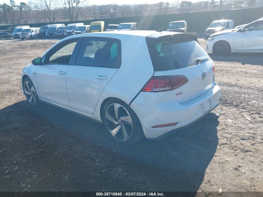 2021 Volkswagen Golf Gti 2.0T Autobahn/2.0T S/2.0T Se VIN: 3VW5T7AU5MM003595 Lot: 38710545