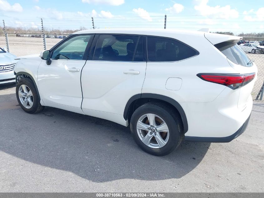 2021 Toyota Highlander L VIN: 5TDCZRAH8MS042785 Lot: 38710563