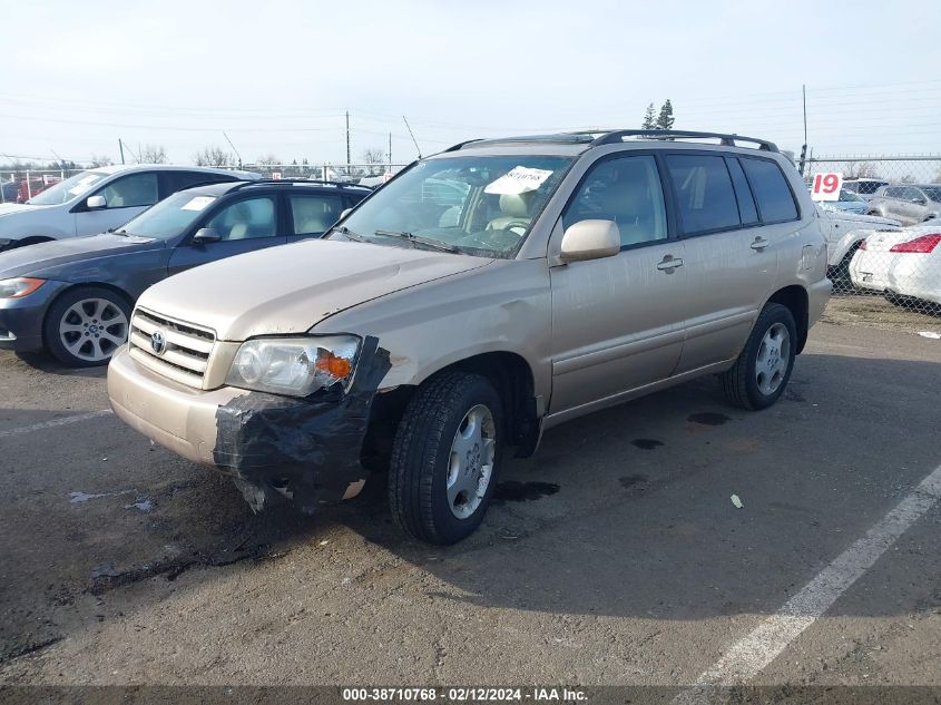 2004 Toyota Highlander VIN: JTEEP21A540060779 Lot: 38710768