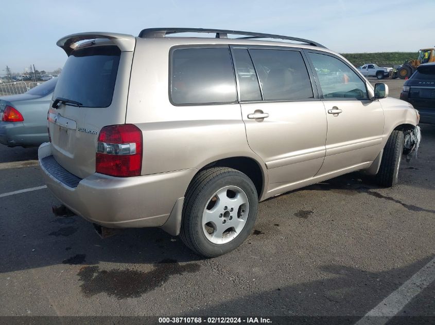 2004 Toyota Highlander VIN: JTEEP21A540060779 Lot: 38710768