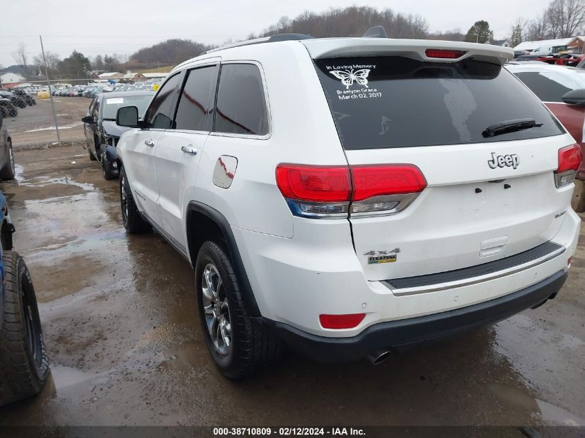 2014 Jeep Grand Cherokee Limited VIN: 1C4RJFBG8EC466380 Lot: 38710809