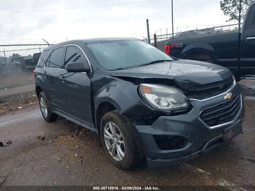 2017 Chevrolet Equinox Ls VIN: 2GNFLEEK6H6277190 Lot: 38710916