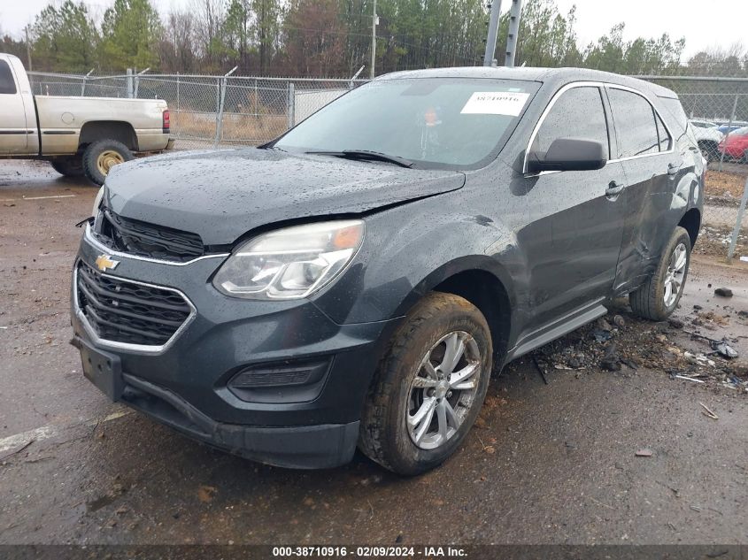 2017 Chevrolet Equinox Ls VIN: 2GNFLEEK6H6277190 Lot: 38710916