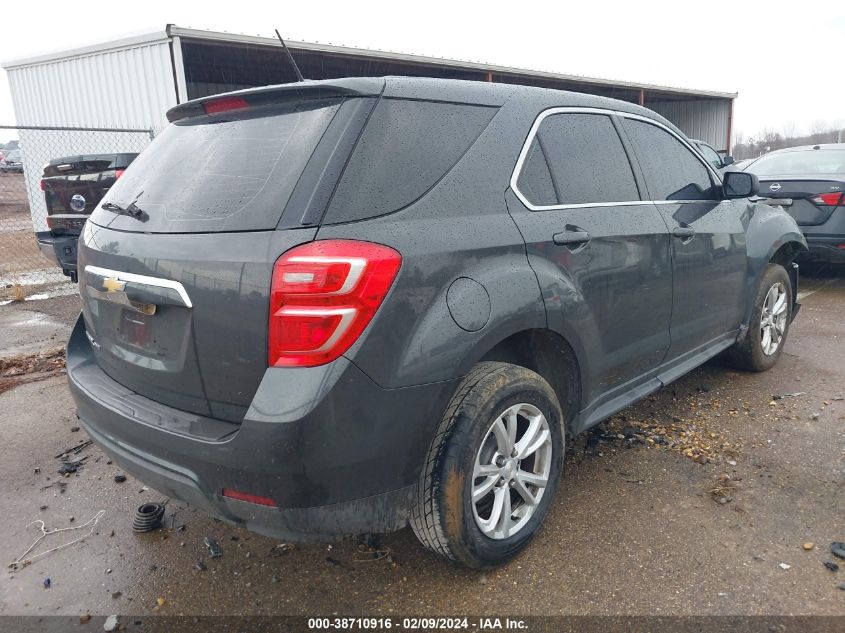 2017 Chevrolet Equinox Ls VIN: 2GNFLEEK6H6277190 Lot: 38710916