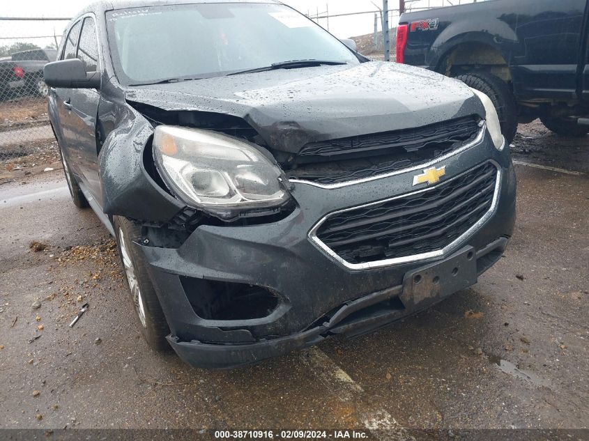 2017 Chevrolet Equinox Ls VIN: 2GNFLEEK6H6277190 Lot: 38710916