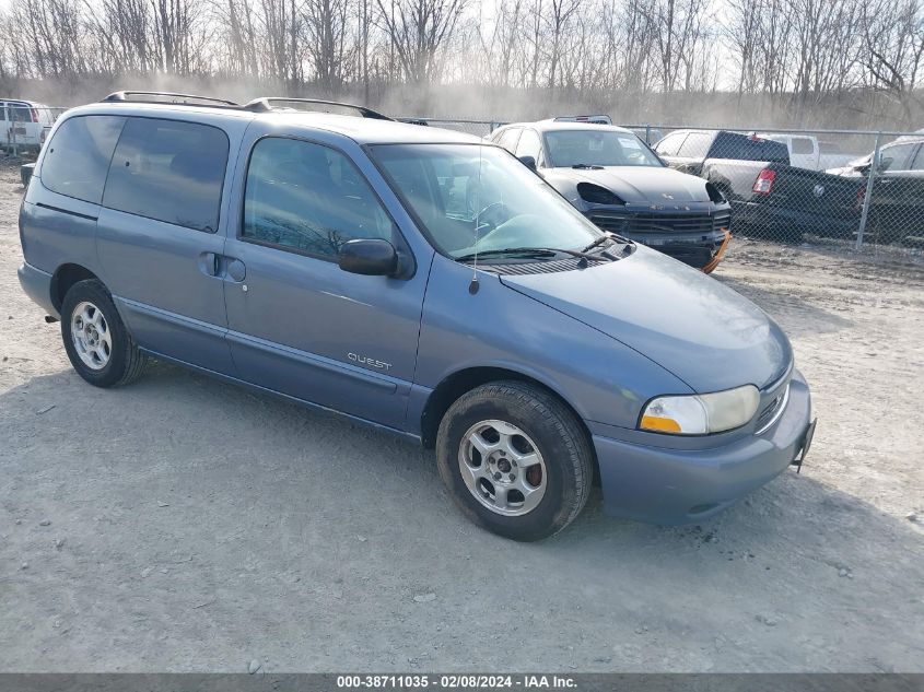 1999 Nissan Quest Gle/Gxe/Se VIN: 4N2XN11T7XD822907 Lot: 38711035