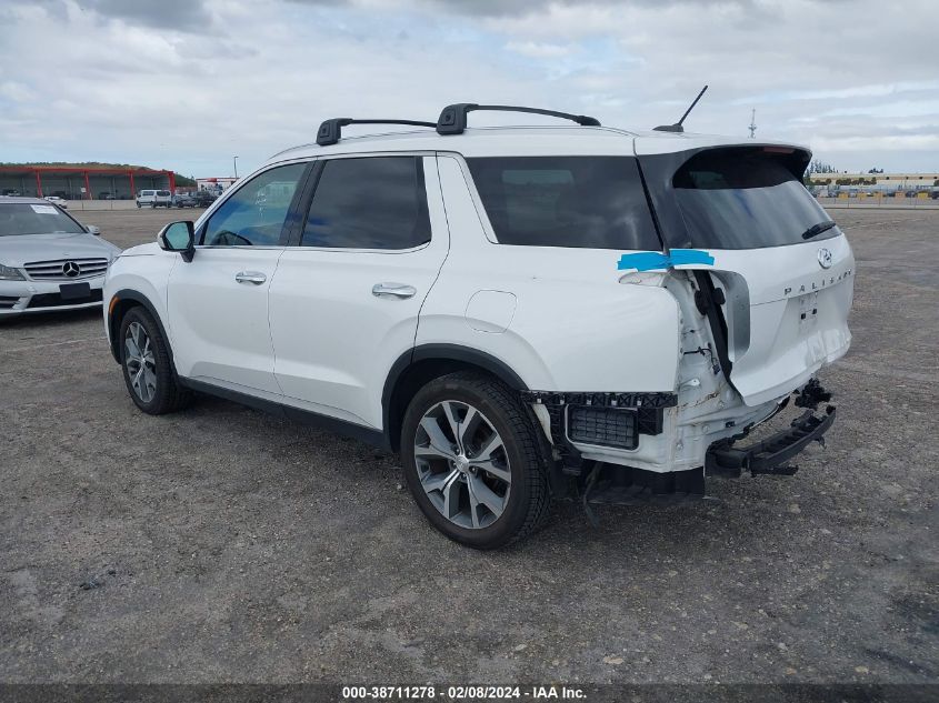 KM8R34HE3MU230261 2021 Hyundai Palisade Sel