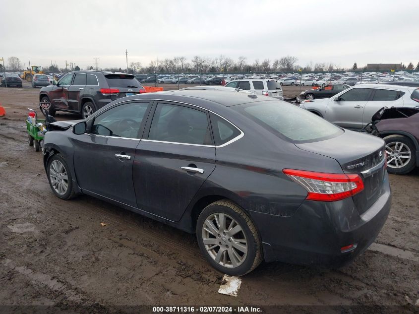 2014 Nissan Sentra Sl VIN: 3N1AB7AP0EY291800 Lot: 38711316