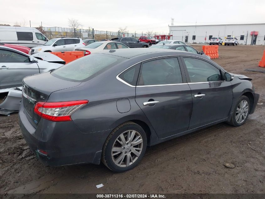 2014 Nissan Sentra Sl VIN: 3N1AB7AP0EY291800 Lot: 38711316