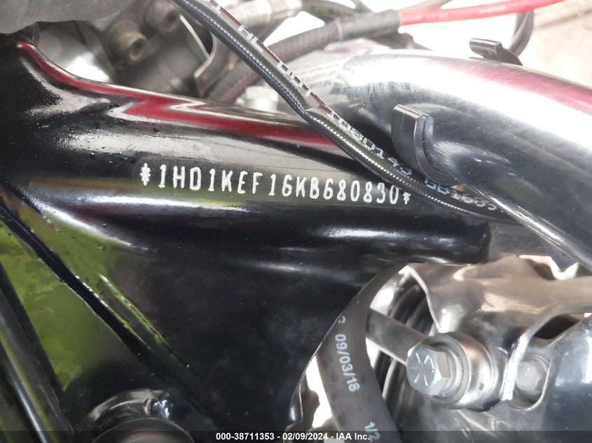 VIN 1HD1KEF16KB680830 2019 HARLEY-DAVIDSON FLHTK