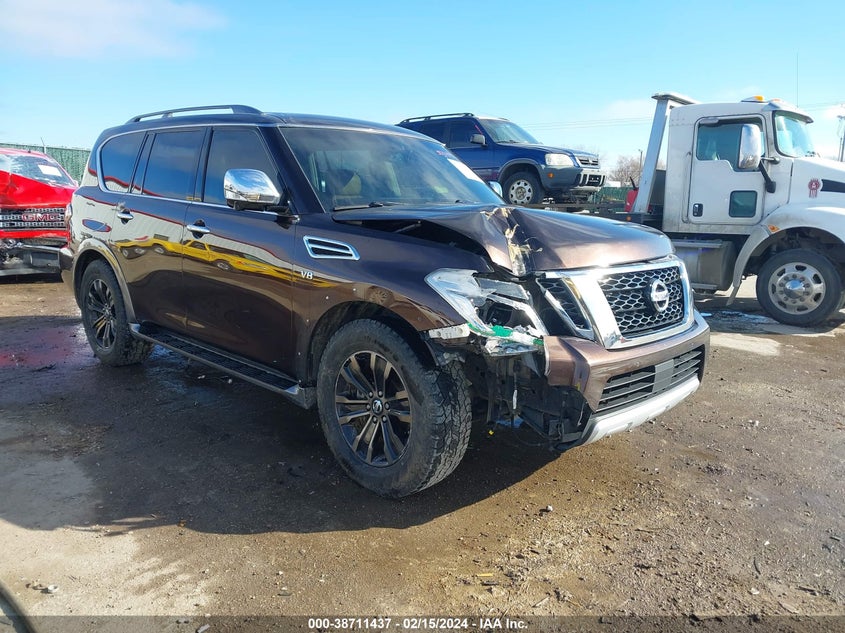2017 Nissan Armada Platinum VIN: JN8AY2NF9H9301089 Lot: 38711437