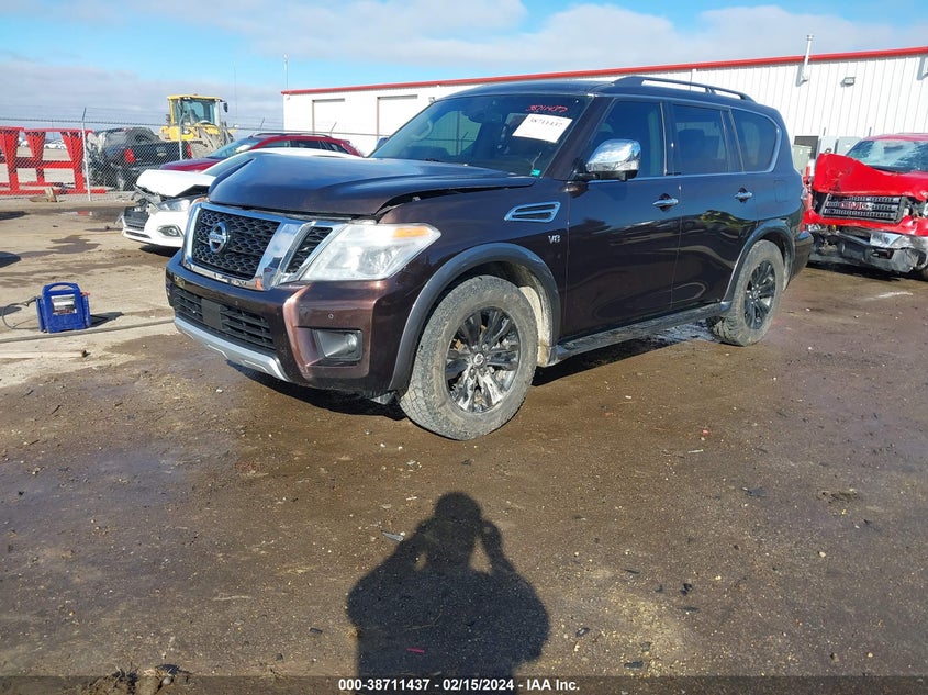 2017 Nissan Armada Platinum VIN: JN8AY2NF9H9301089 Lot: 38711437