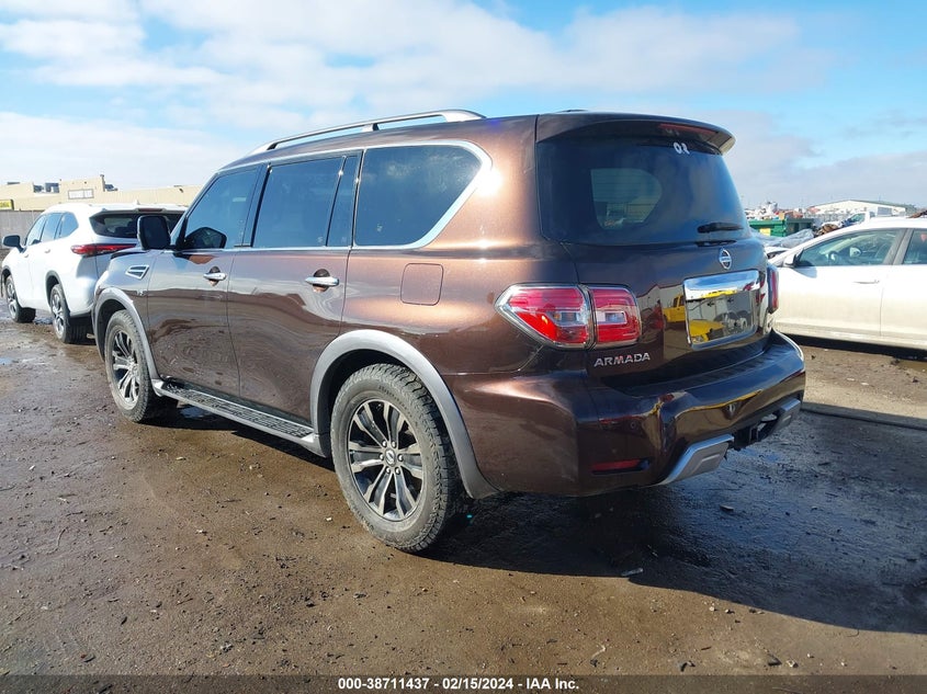 2017 Nissan Armada Platinum VIN: JN8AY2NF9H9301089 Lot: 38711437