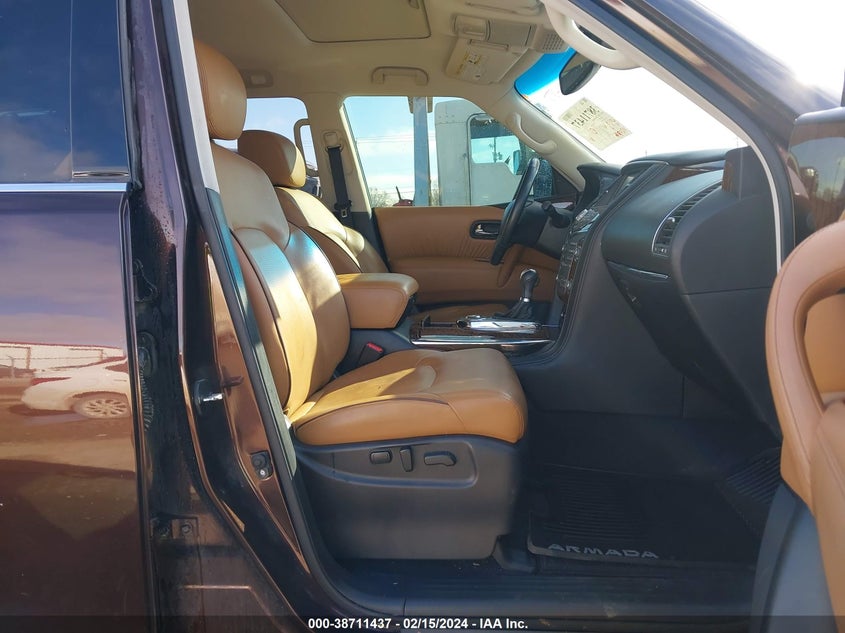2017 Nissan Armada Platinum VIN: JN8AY2NF9H9301089 Lot: 38711437