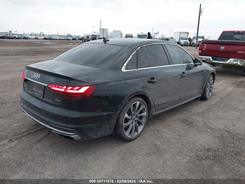 VIN WAUENAF42LA063474 2020 AUDI A4 PREMIUM PLUS