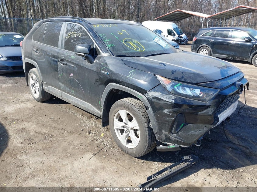 2021 Toyota Rav4 Le Hybrid VIN: 4T3LWRFV5MU019602 Lot: 38711605