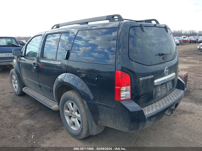 2008 Nissan Pathfinder Se VIN: 5N1AR18B68C665058 Lot: 38711608