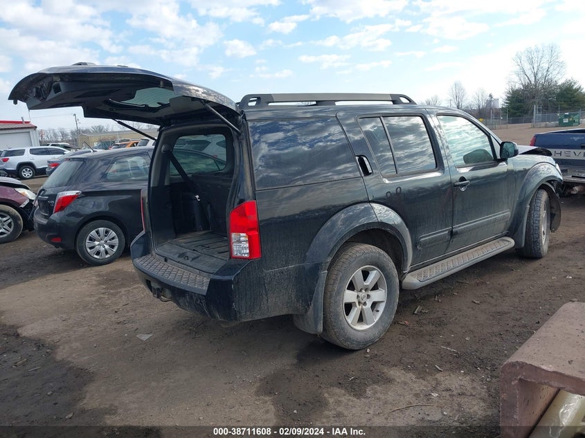 2008 Nissan Pathfinder Se VIN: 5N1AR18B68C665058 Lot: 38711608